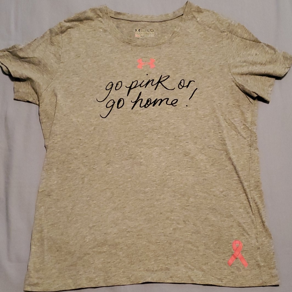 Under Armour Breastcancer awareness TShirt